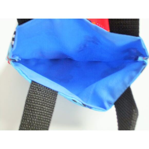 Blue train mini crayon bag, party favor bag, activity bag - Picture 4 of 4